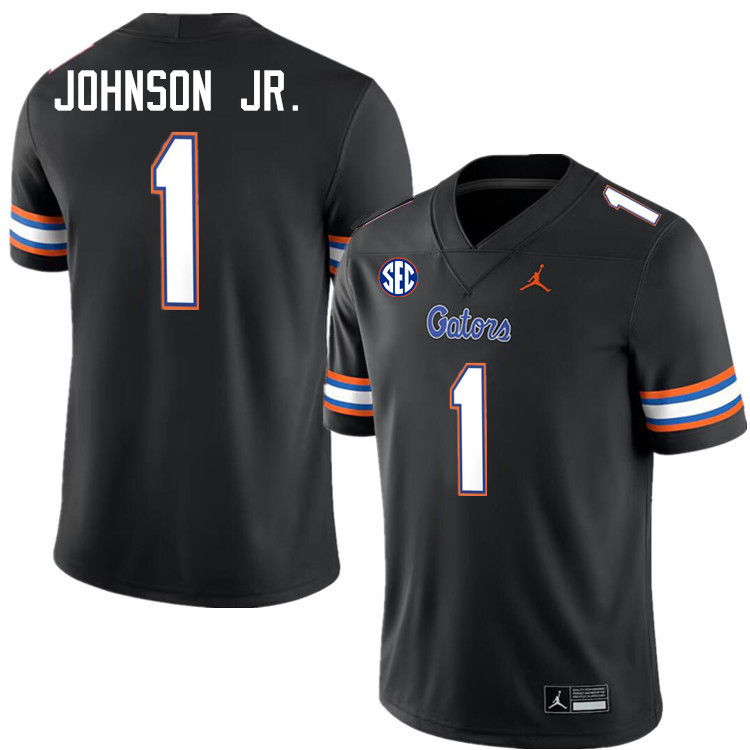 Montrell Johnson Jr. Florida Jersey,Florida Gators #1 Montrell Johnson Jr. Jersey Youth-Black